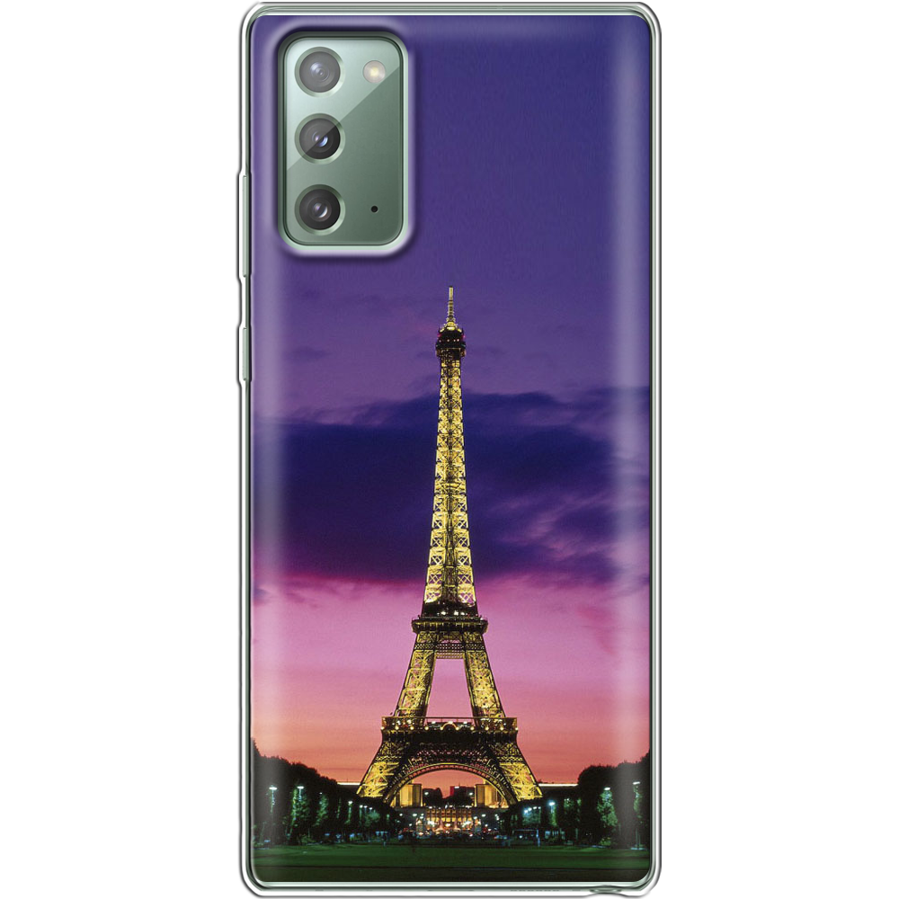 Чехол Boxface Samsung N980 Galaxy Note 20 Полночь в Париже Прозрачный силикон (40568-up964-40568)