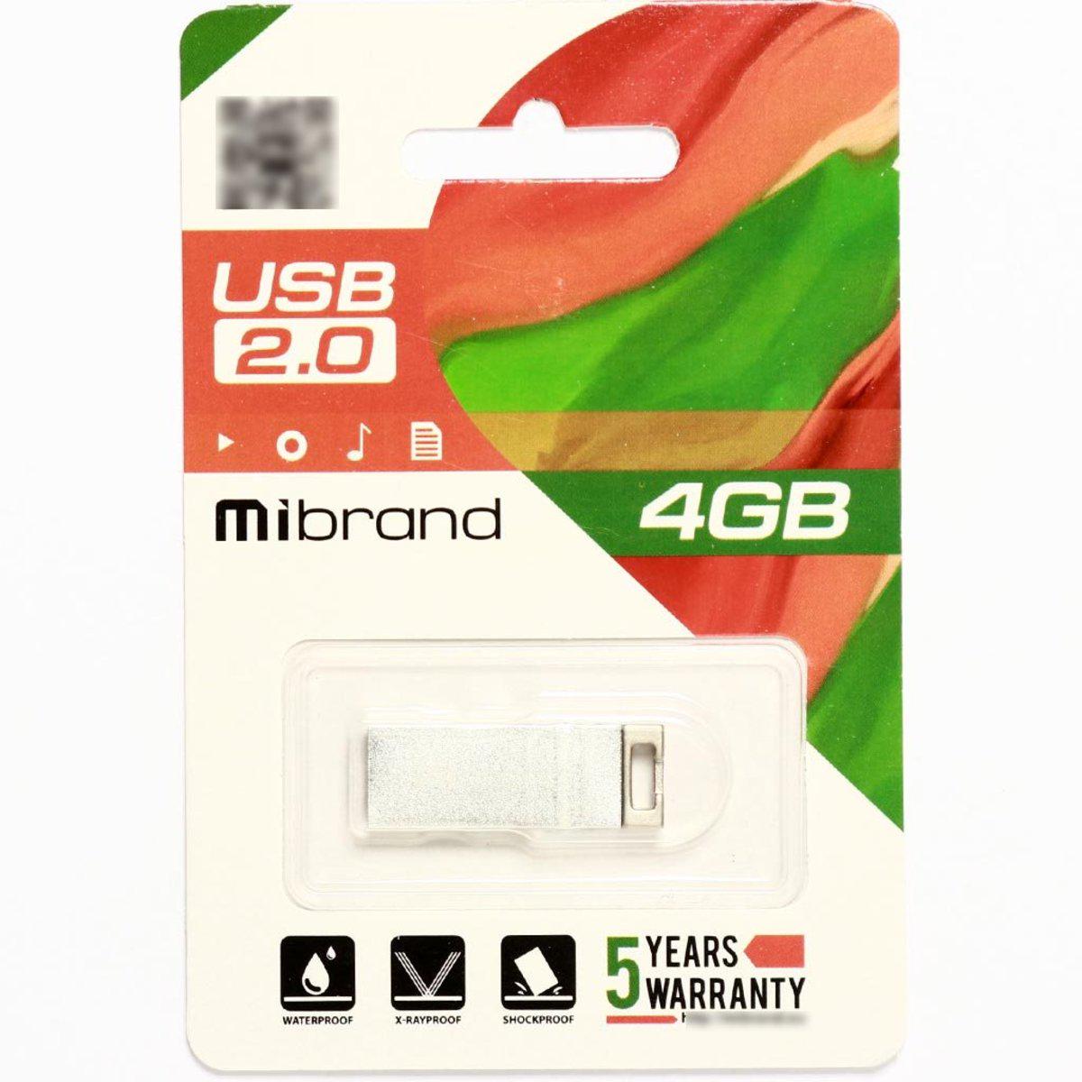 Флеш-пам'ять Mibrand MI2.0/CH4U6S USB 2.0 Chameleon 4 Гб Silver (10183771) - фото 2 Флеш-пам'ять Mibrand MI2.0/CH4U6S USB 2.0 Chameleon 4 Гб Silver (10183771) - фото 2