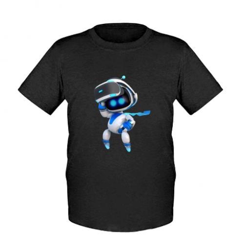 Футболка детская Astro Bot robot 128 см Черный (18252520-2-206849-S)