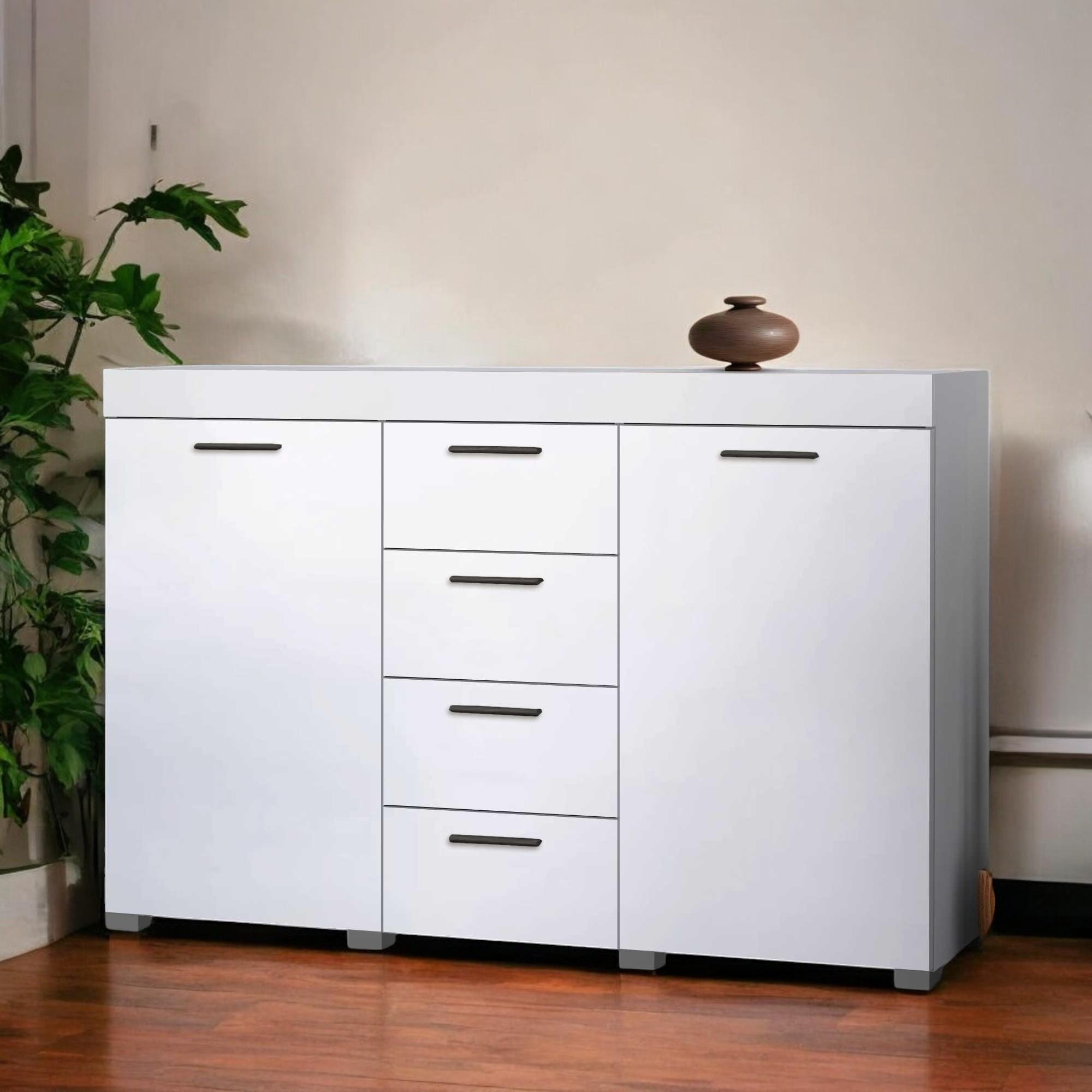 Комод з двома тумбами та висувними шухлядами Білий (О-7а) - фото 1 Комод з двома тумбами та висувними шухлядами Білий (О-7а) - фото 1