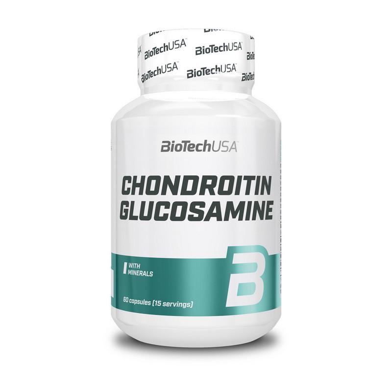 Глюкозамін і Хондроїтин BioTech USA Chondroitin Glucosamine 60 капс. (05436-01)