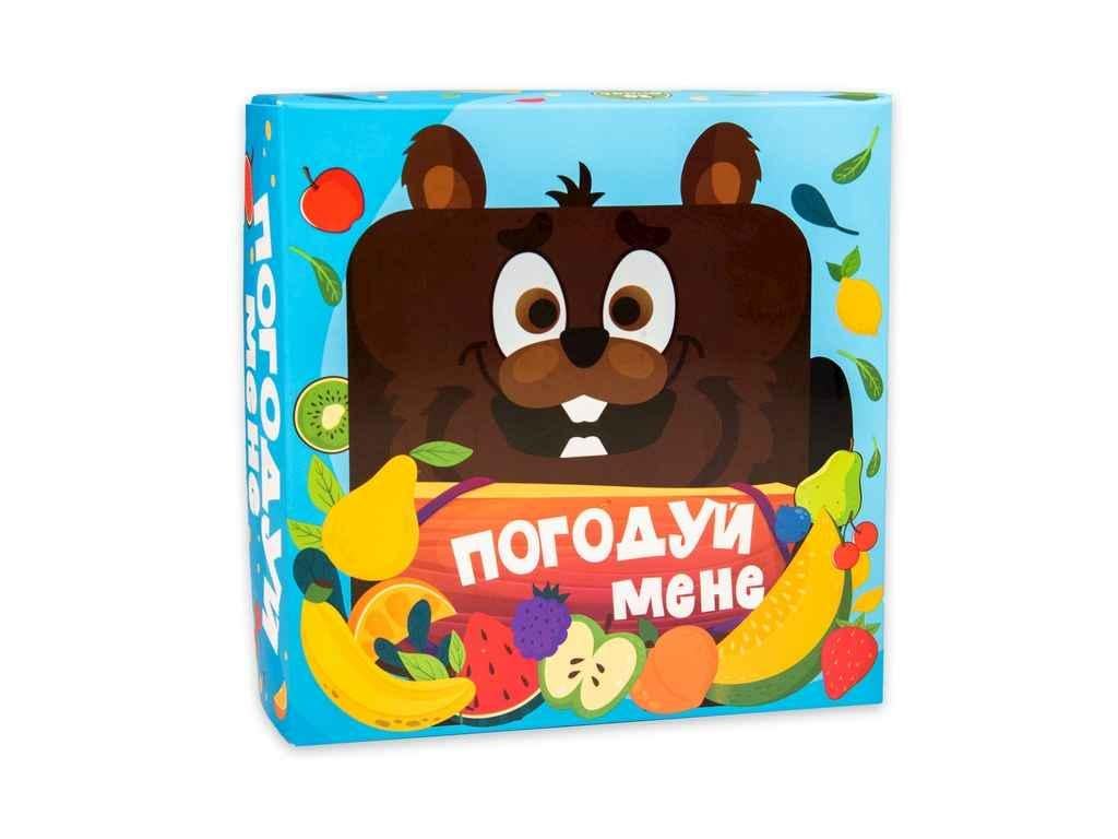 Настольная игра Strateg Погодуй меня бобр развивающая 30378 (960384)