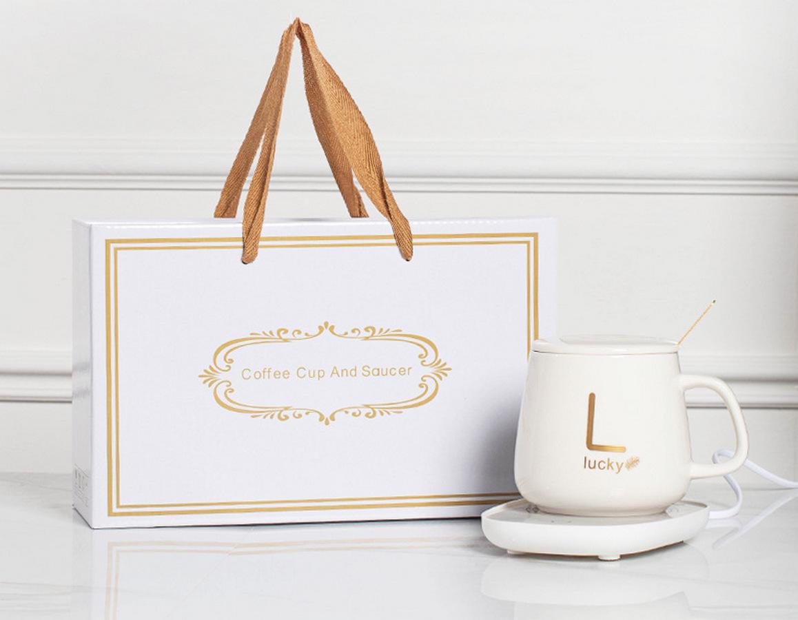 Набір чашка керамічна з підставкою з підігрівом 450 мл Білий (6805) - фото 4 Набір чашка керамічна з підставкою з підігрівом 450 мл Білий (6805) - фото 4