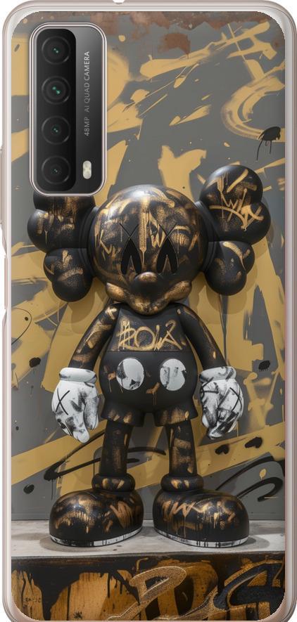 Чехол на Huawei P Smart 2021 Bronze kaws (6097t-2100-42517)