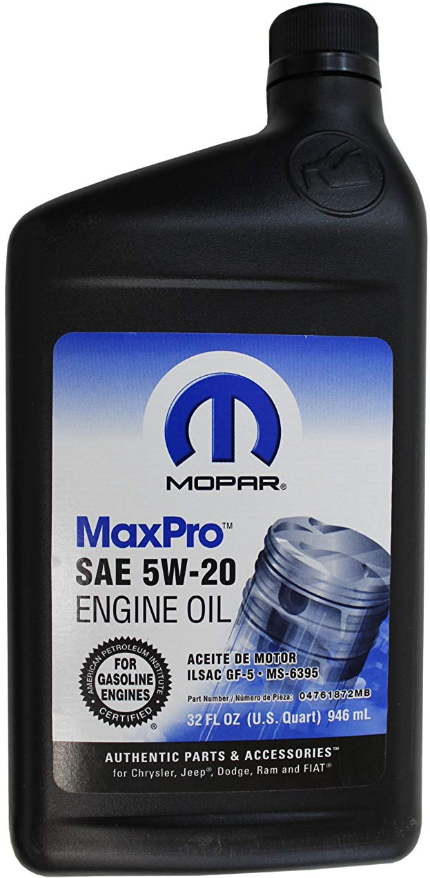 Масло Mopar MaxPro SAE 5W-20, 0.946 л (68218893AA)