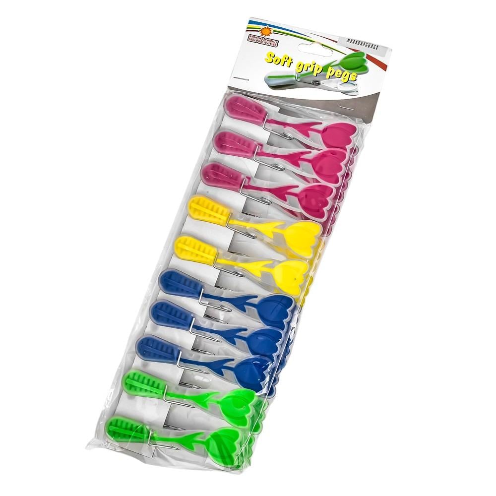 Прищепка бытовая R89627 10 шт. 8,5х4х2 см Разноцветный Прищепка бытовая R89627 10 шт. 8,5х4х2 см Разноцветный