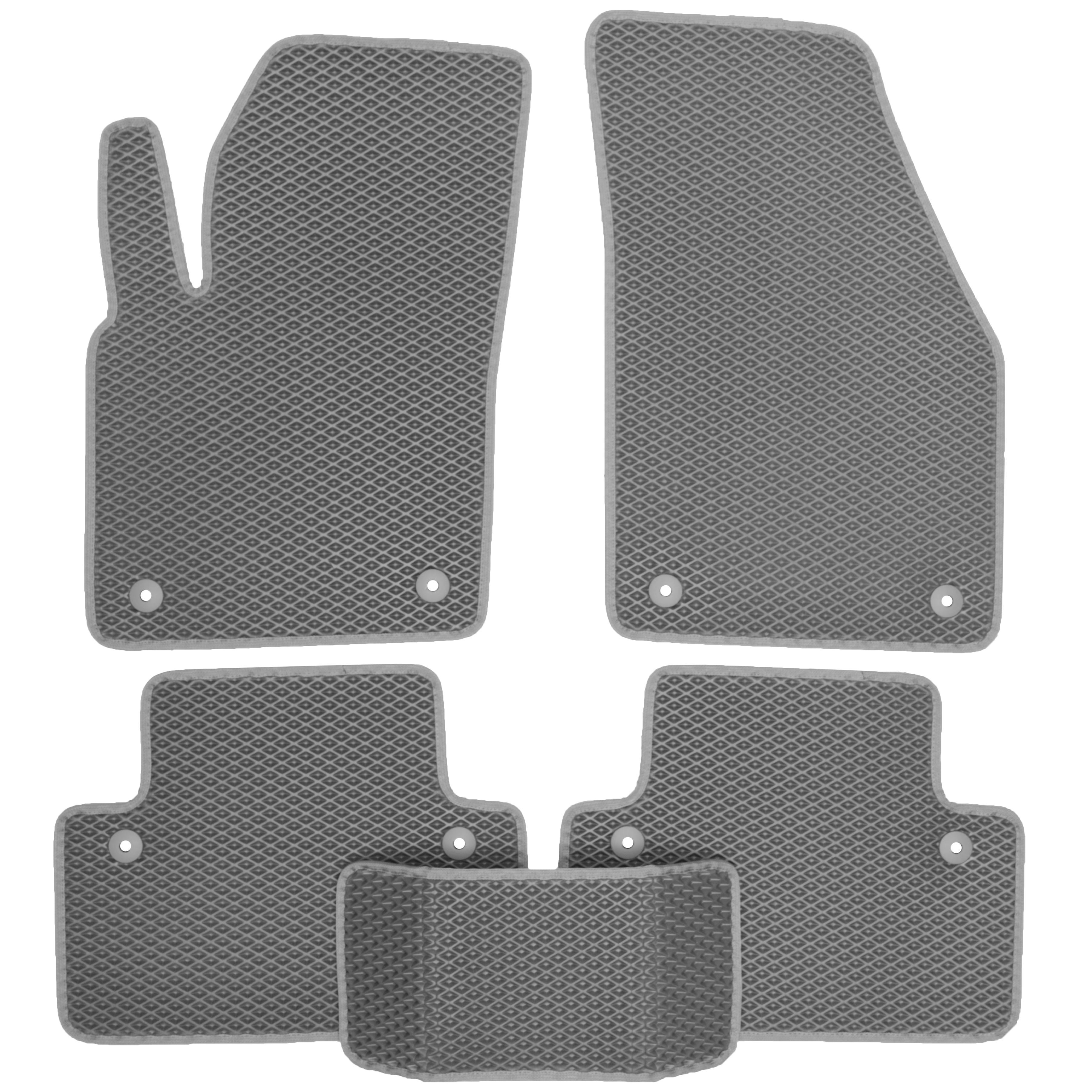 Коврики в салон для Volvo S40 '04-12 EVA-полимерные Серый (163140)