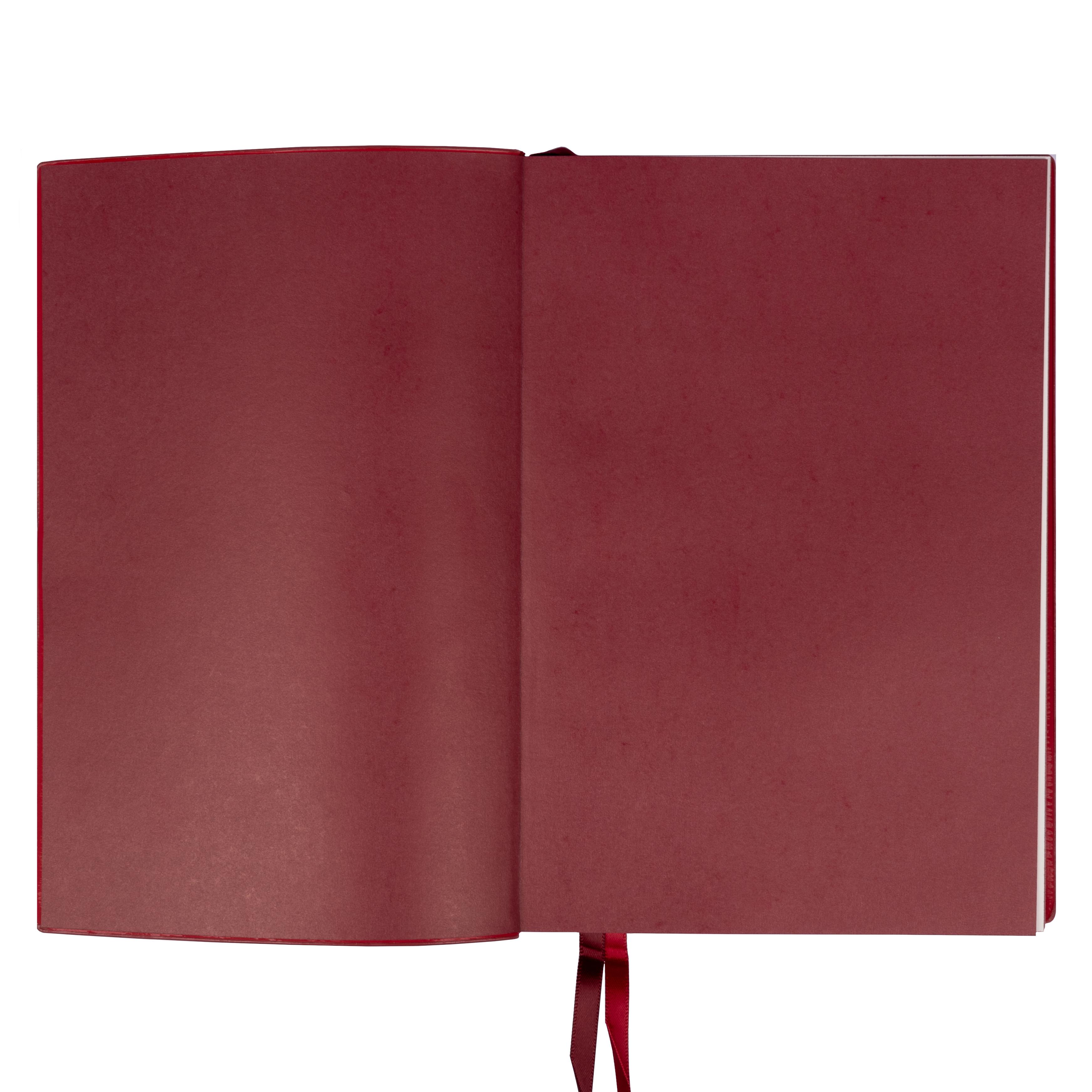 Щоденник Leo Planner Velvet напівдатований А5 Бордовий (252348) - фото 8