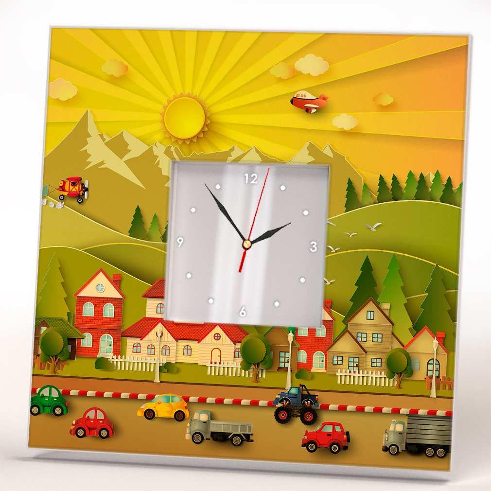 Часы настенные с изображением WonderCloud мультик 260x260 мм (C03818)