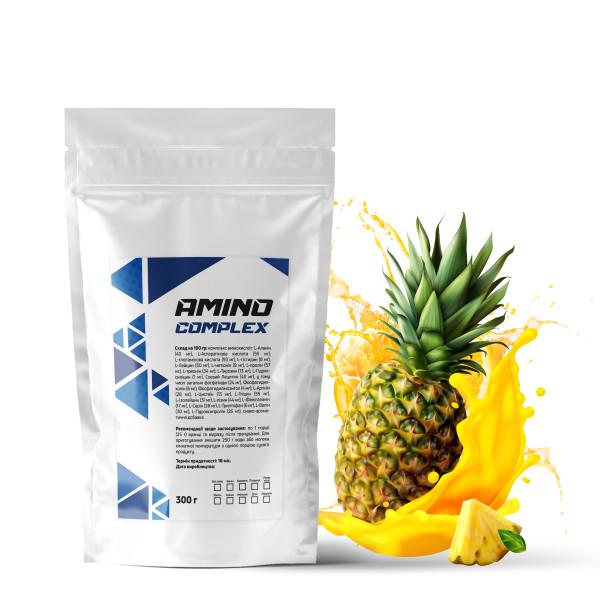 Аминокомплекс Amino Complex Ананас 90% белка на 12 порций 300 г (21-125-am-an300)