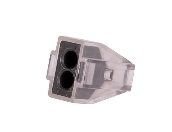 Набір клем E.NEXT e.lc.pro.ac.2 1-2,5мм.кв 24А 1-1 сполучна одинарна 9,2х19,5х13,1 мм 5 шт. Прозорий (p0670005)