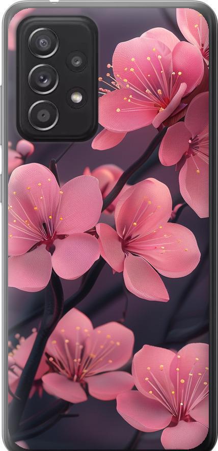 Чехол на Samsung Galaxy A52 Пурпурная сакура (6075u-2251-42517)