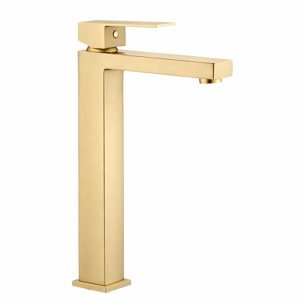 Смеситель для раковины VBI LORENO высокий Brushed gold (2958591574)