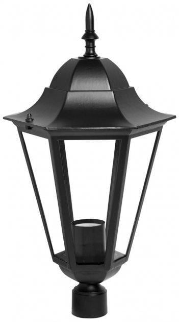 Светильник садово-парковый Palace A003 Big 60 Вт Е27 Черный (24573694)