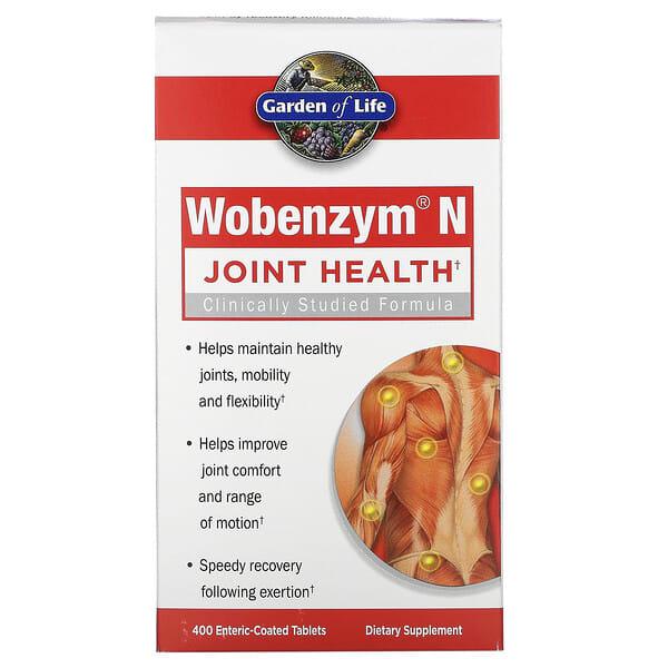 Биологически активное вещество Garden of Life Wobenzym N Joint Health 400 таблеток (1060) - фото 3