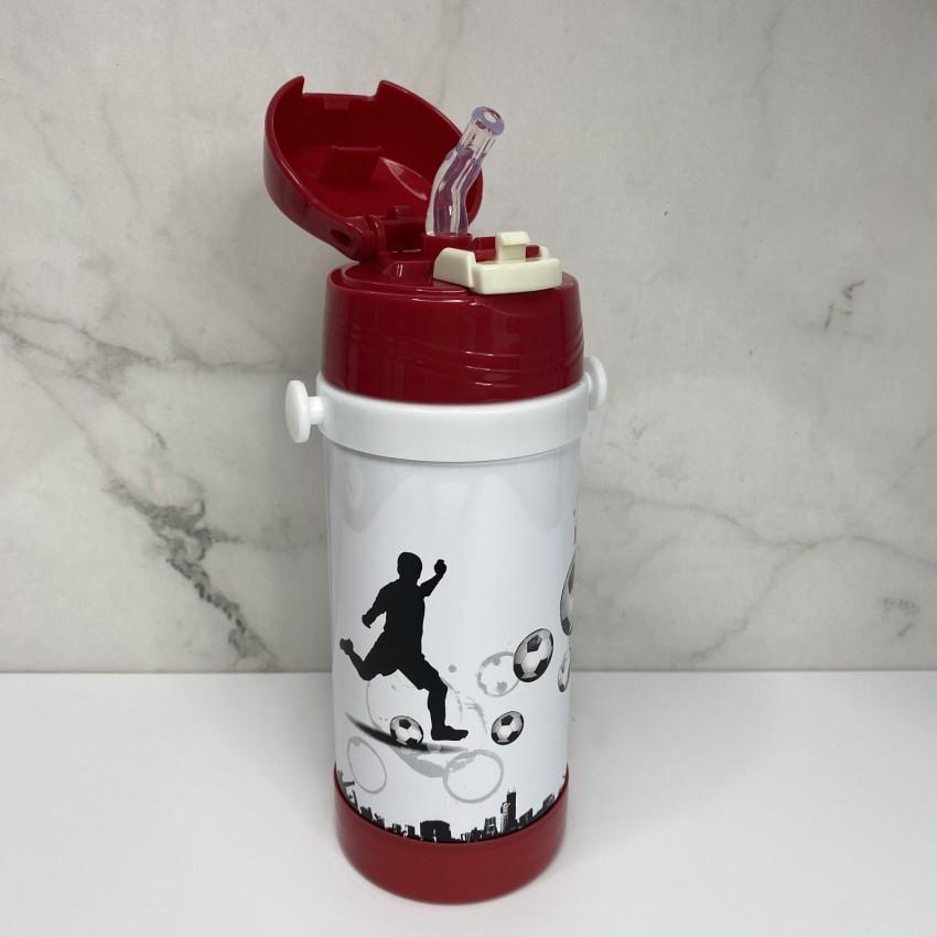 Термос дитячий A-PLUS Футболіст 1776 з трубочкою із нержавіючої сталі 320 мл Червоний (2001922182) - фото 2