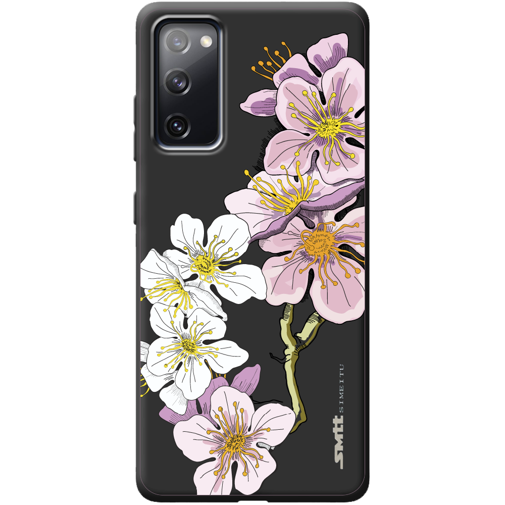 Чехол Boxface Samsung G780 Galaxy S20 FE Cherry Blossom Черный силикон (41035-cc4-41529)