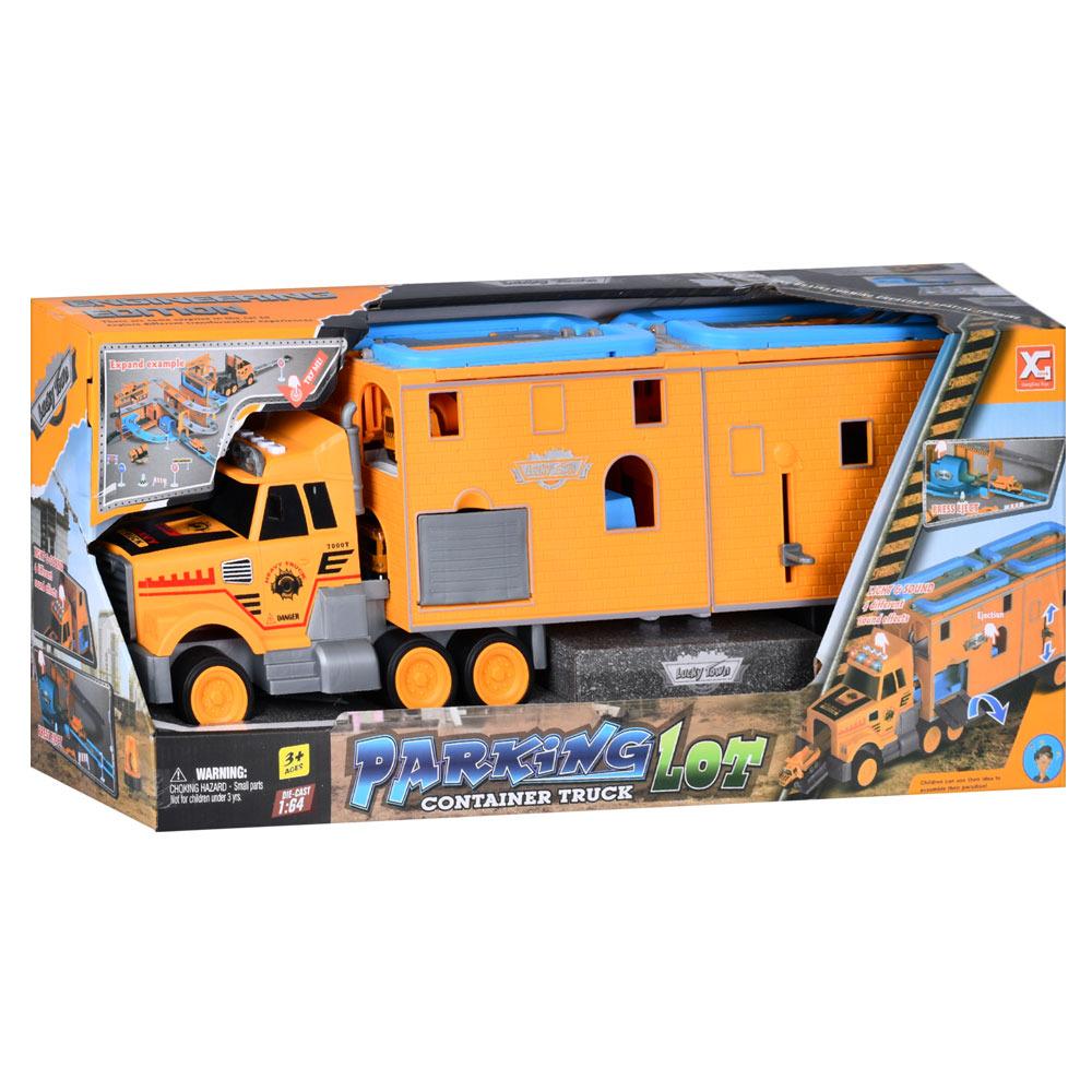 Игрушка HOME гараж-трейлер 1:64 (XG879-120)