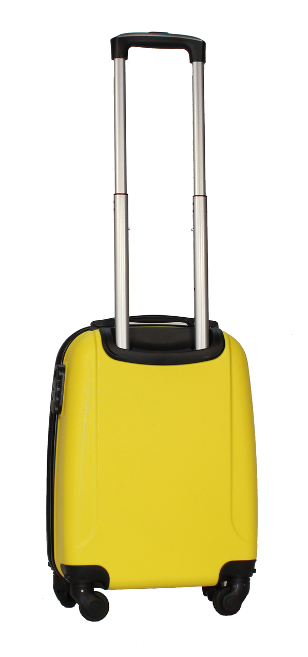 Чемодан пластиковый Fly 310 XS мини ручная кладь на 4 колесах Желтый (CEKRBFL310XM4JET) - фото 2