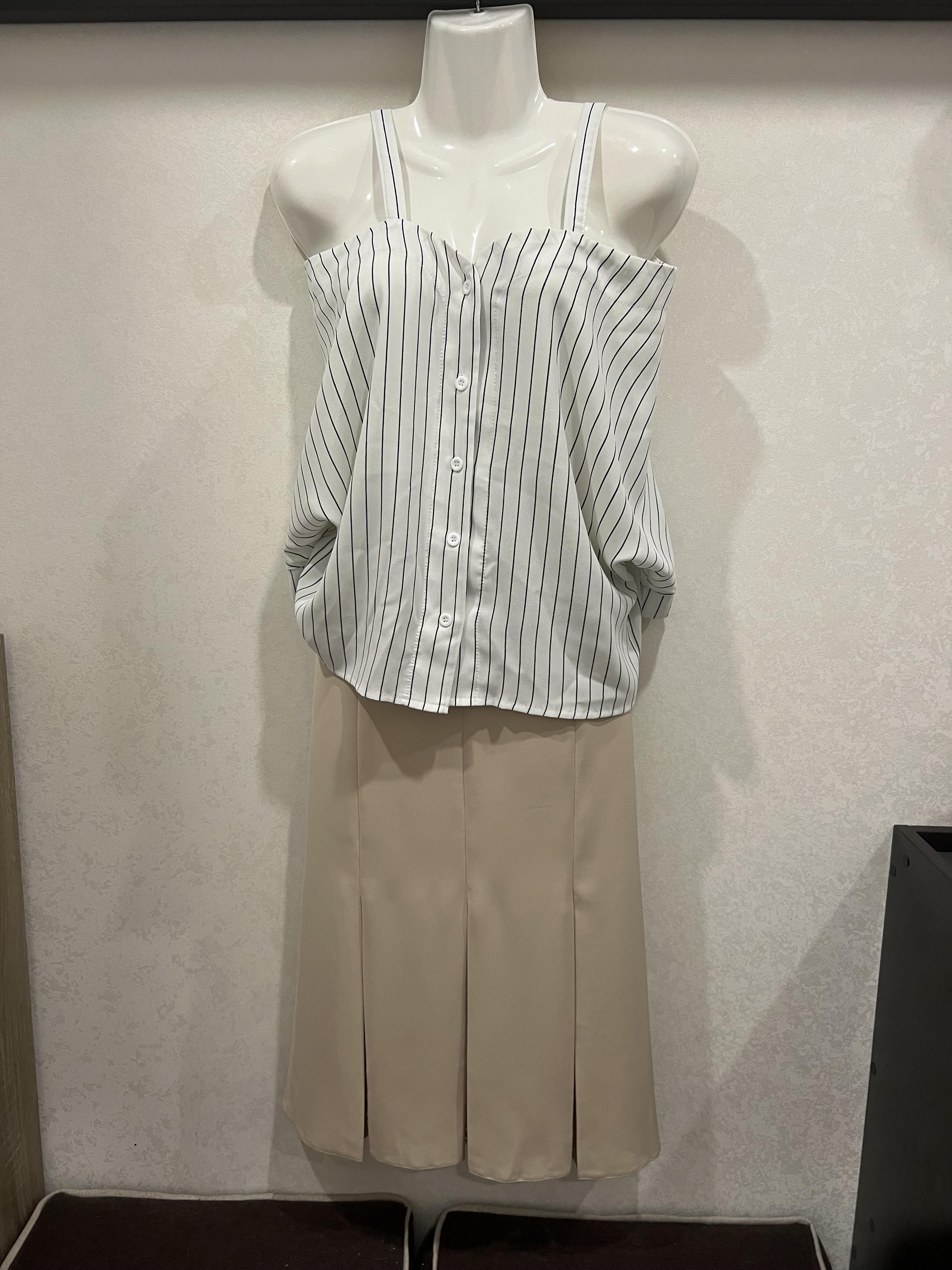 Спідниця Setok зі вставками L Бежевий (1013440) - фото 7 Спідниця Setok зі вставками L Бежевий (1013440) - фото 7