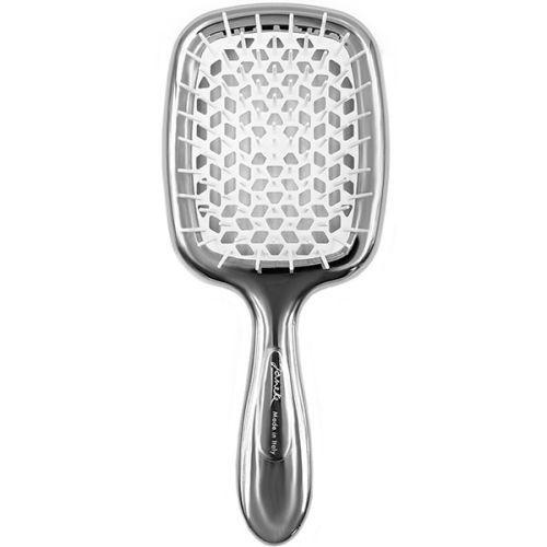 Щетка для волос Janeke Superbrush Limited Silver лимитированная линейка Серебряный/Белый (337)