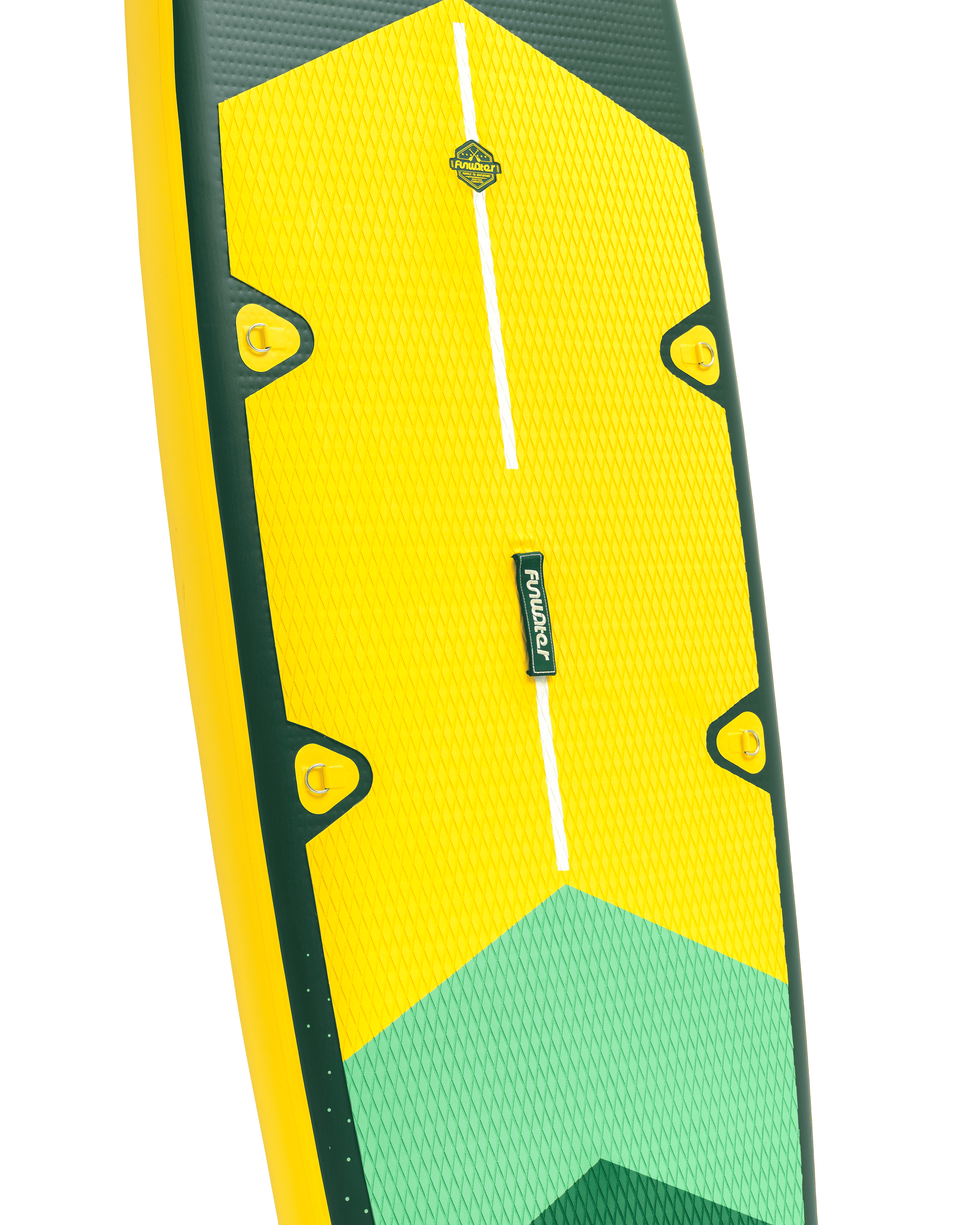 SUP-доска надувная Funwater Paddleboard Green 11"6 10в1 350x90x15 см - фото 6 SUP-доска надувная Funwater Paddleboard Green 11"6 10в1 350x90x15 см - фото 6