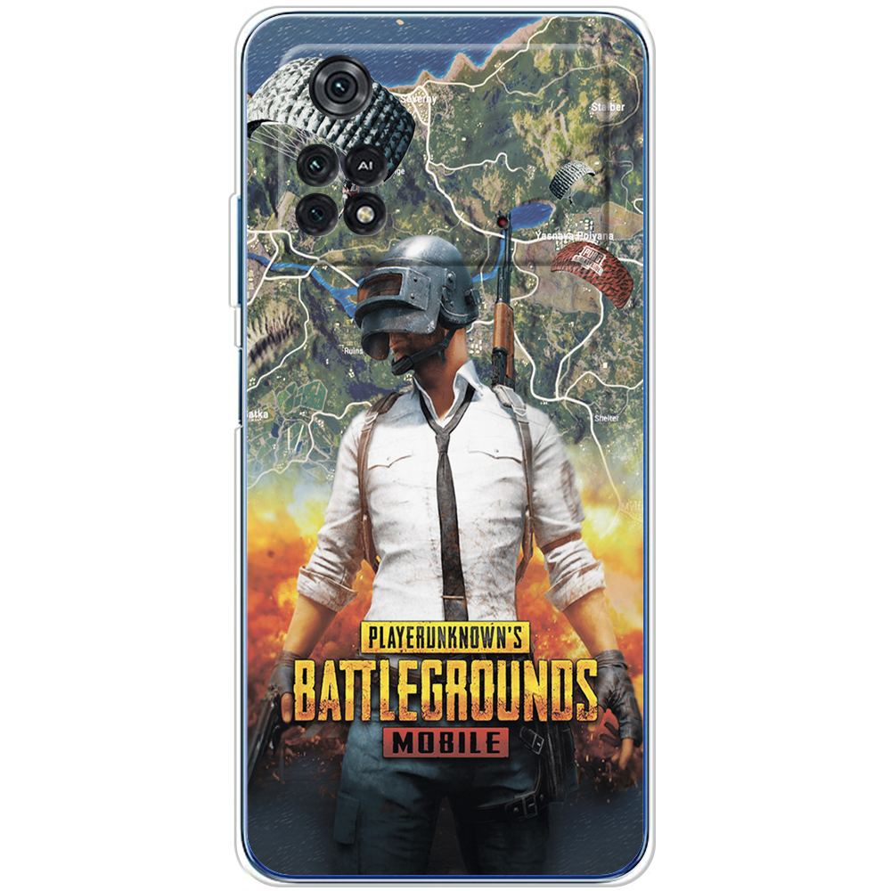 Чехол BoxFace Poco M4 Pro 4G PUBG Mobile Прозрачный силикон (44475-up2309-44475)