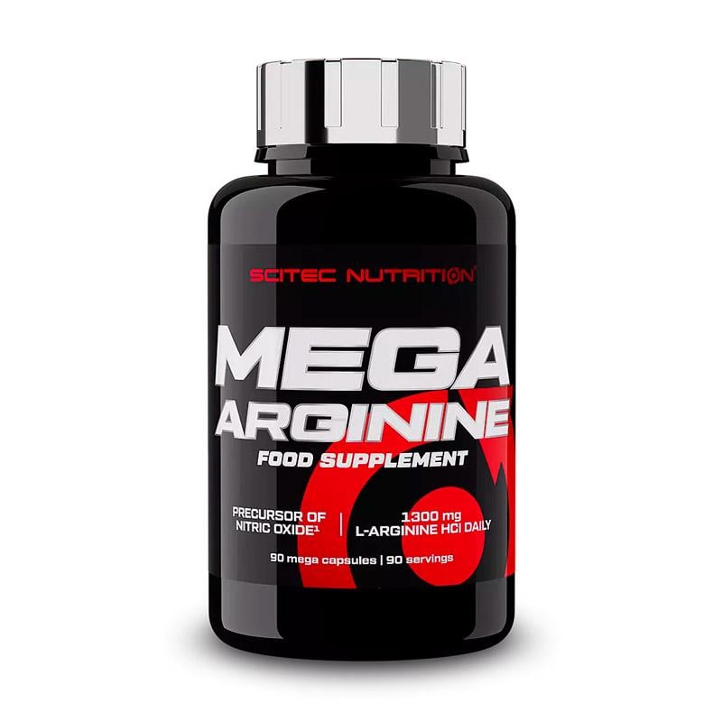 Аргинин Scitec Nutrition Mega Arginine 1300 мг 90 капс.