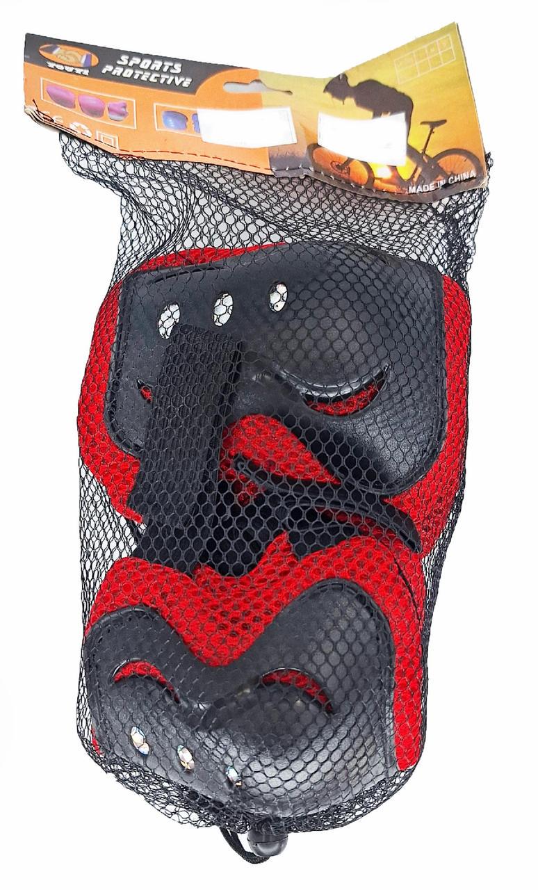 Комплект детской защиты А07 S р. 5-9 Черно-красный (G0000577) - фото 3