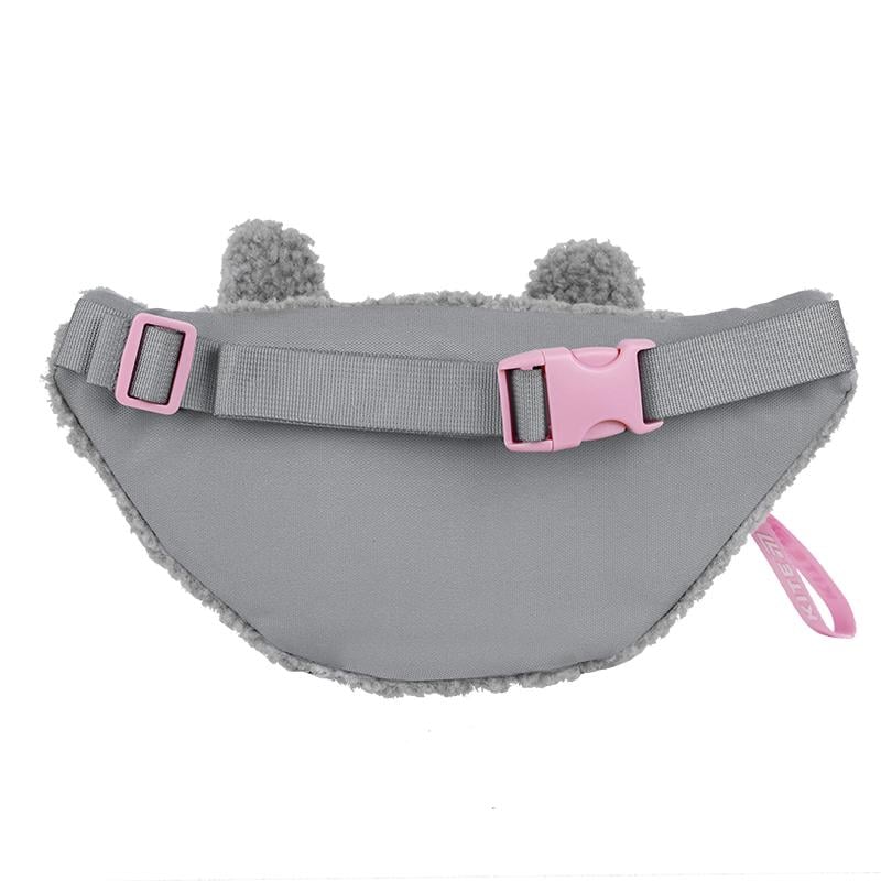 Поясна сумка-бананка дитяча Kite Kids Sweety Cat Сірий (K25-2577-1) - фото 4 Поясна сумка-бананка дитяча Kite Kids Sweety Cat Сірий (K25-2577-1) - фото 4