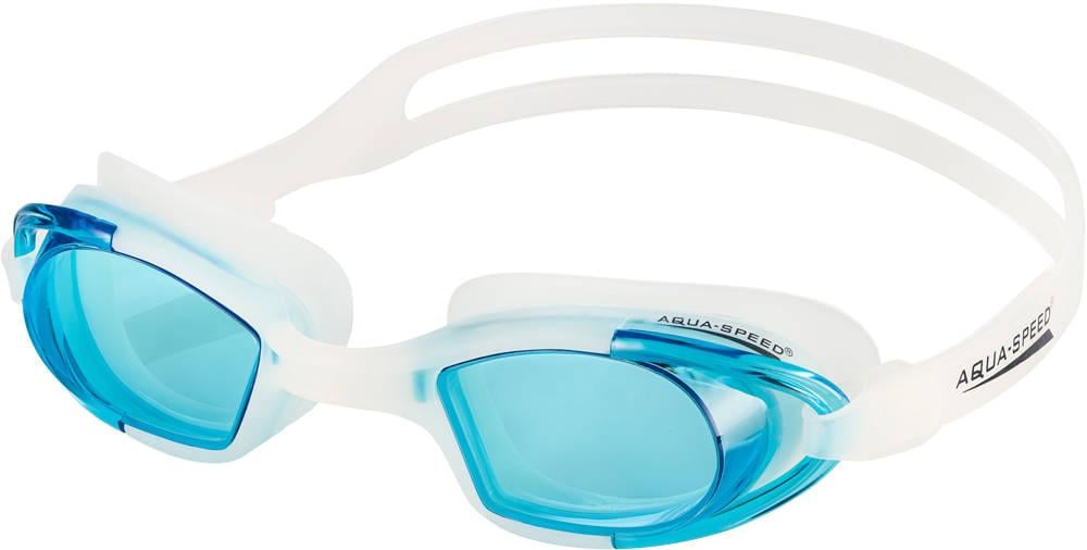Очки для плавания Aquaspeed AGILA JR 033-29 Синий/Прозрачный (5908217629258)