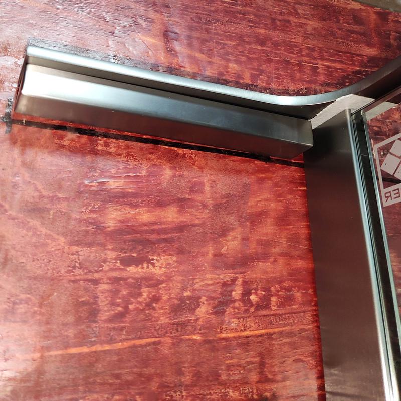 Душевая перегородка KOER SR SP02-100x200-TR-07 Walk-In прозрачное стекло Easy Clean 8 мм Графитовый (KR5397) - фото 6