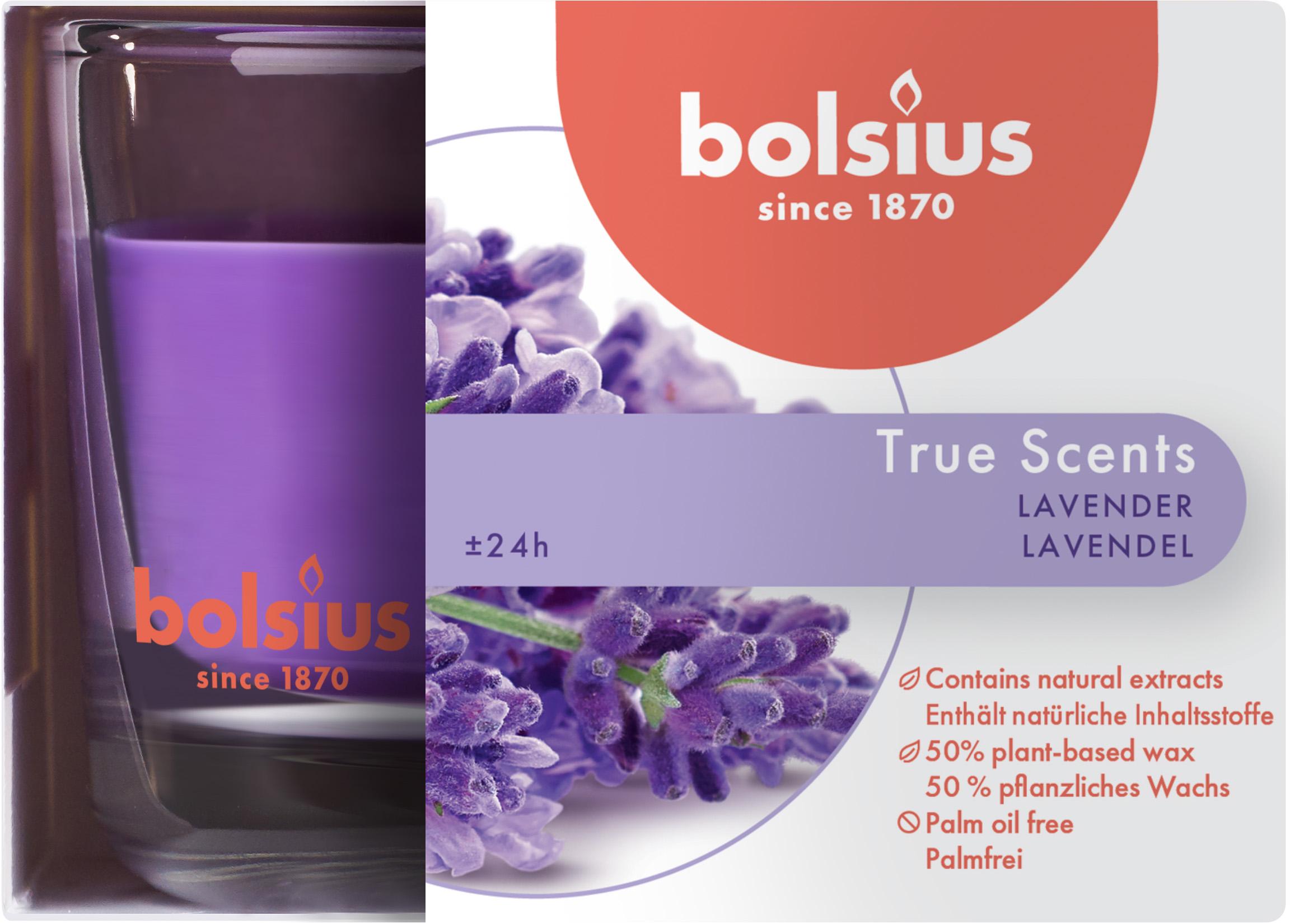 Свеча ароматическая Bolsius True Scents Lawenda 63х90 мм (BOL-170477) - фото 2