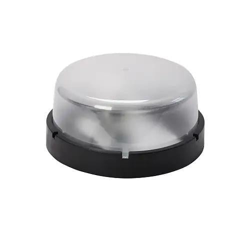 Светильник настенно-потолочный ERKA 1065 D.i.-Black с датчиком движения круглый IP65 Черный (27550578)