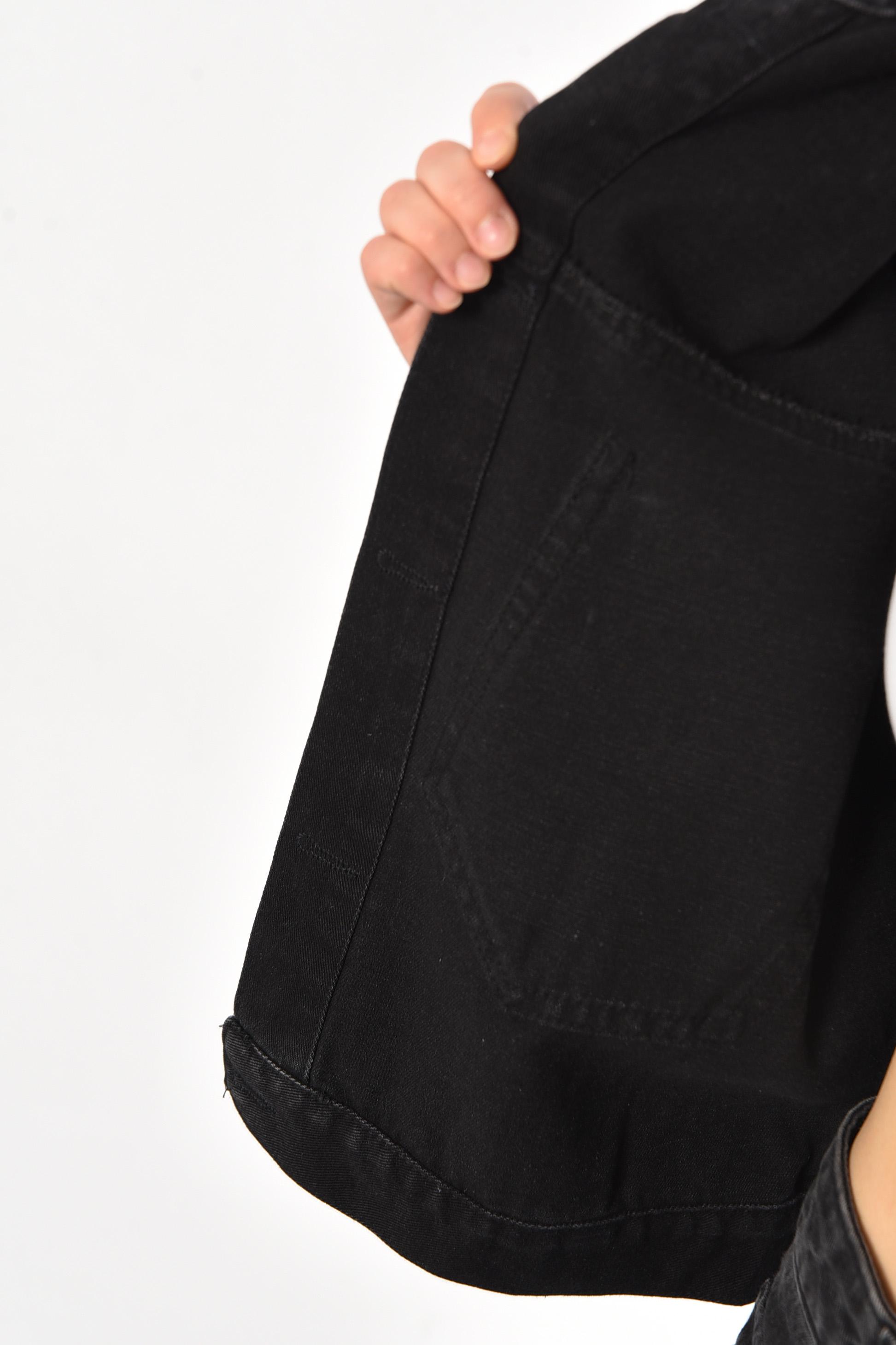 Джинсовка жіноча 2XL Чорний (184215) - фото 4 Джинсовка жіноча 2XL Чорний (184215) - фото 4