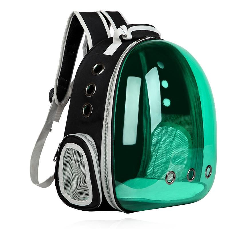 Рюкзак для перенесення домашніх тварин CosmoPet CP-06 з ілюмінатором 42x31x28 см Green (3_06467) Рюкзак для перенесення домашніх тварин CosmoPet CP-06 з ілюмінатором 42x31x28 см Green (3_06467)