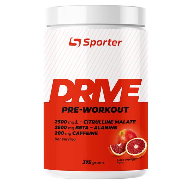 Комплекс до тренировки Sporter Drive 375 g /30 servings/ Orange
