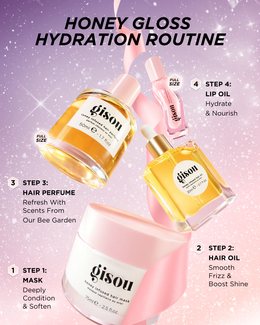 Подарунковий набір Gisou Honey Gloss Hydration Heroes Gift Set - фото 8
