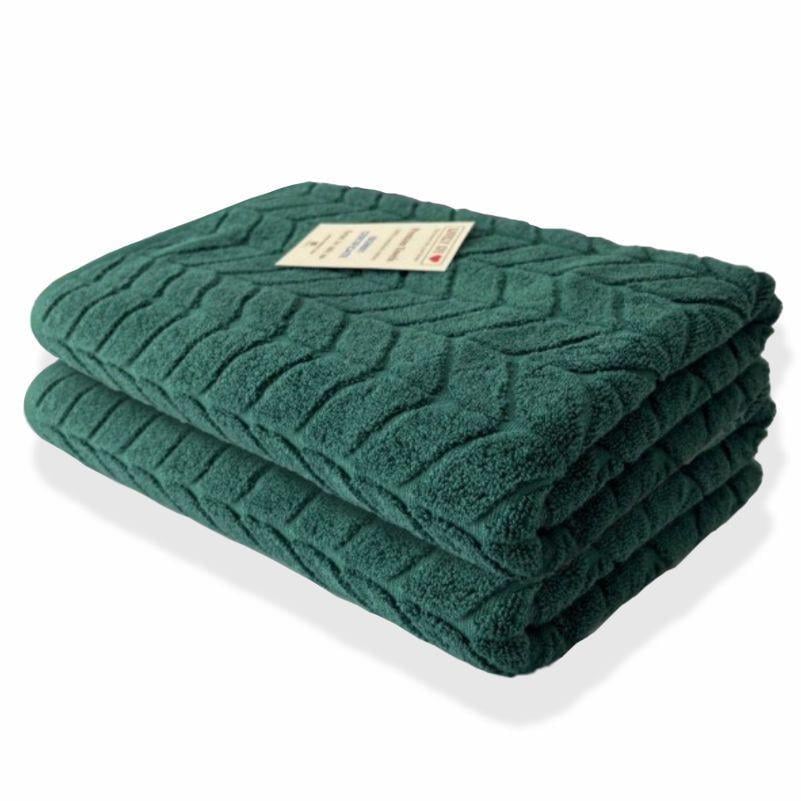 Набор полотенец для ванной Lovely Svi Milano жаккард 2 шт. 70х140 см Green (661124)