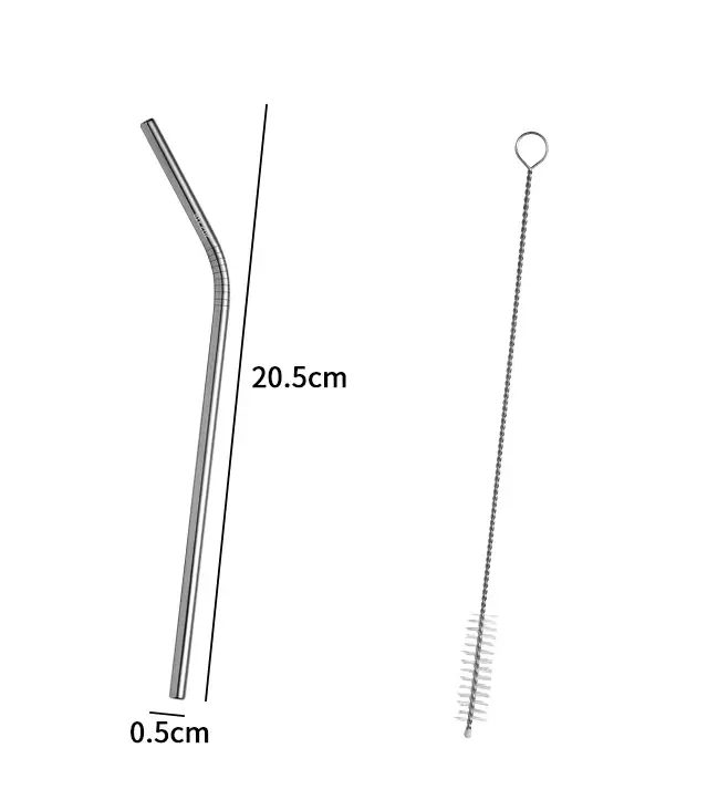 Трубка для коктейлей и напитков нержавеющая сталь Серебристый (30742379) - фото 2 Трубка для коктейлей и напитков нержавеющая сталь Серебристый (30742379) - фото 2