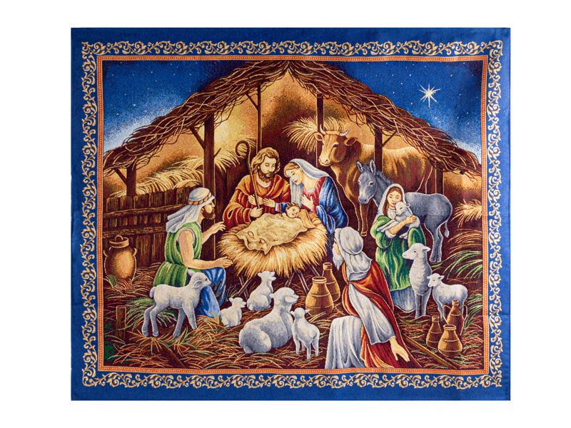 Скатерть гобеленовая панно Lefard Sagrada familia lurex с люрексом 92х110 см (732-319)