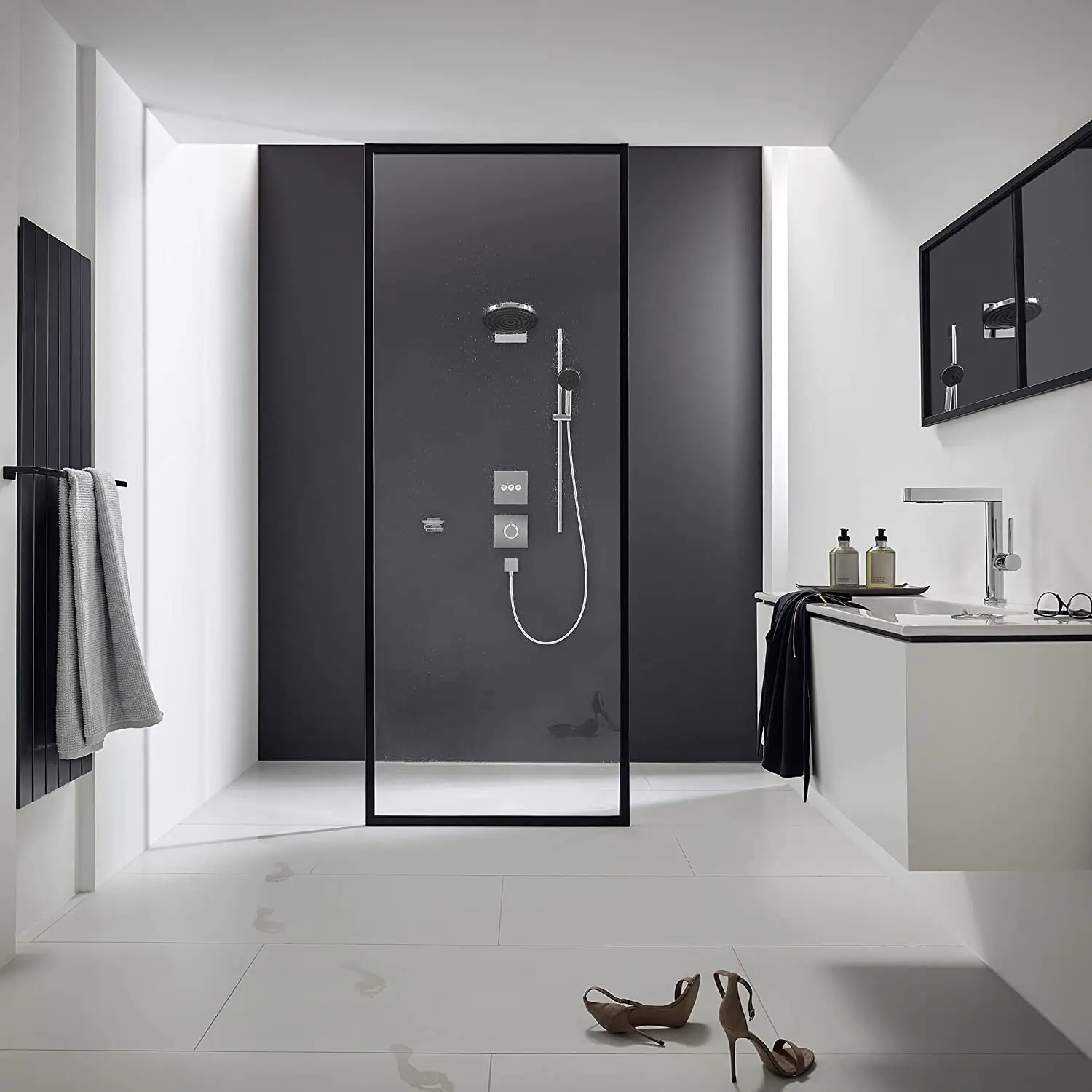 Душовий набір Hansgrohe Pulsify Select Relaxation 105 3jet EcoSmart 90 см White Matt (24171700) - фото 3