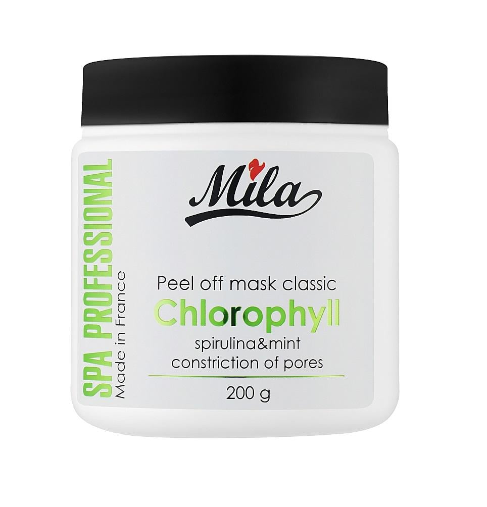 Маска альгинатная нормализующая Mila Peel Off Mask Chlorophyll для жирной кожи лица Хлорофилл 200 г (3702261209204)