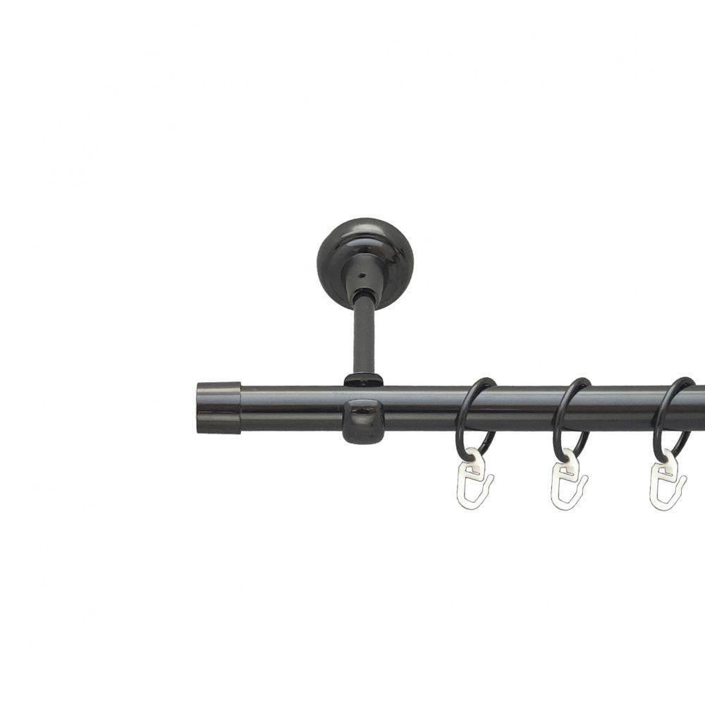 Карниз трубчатый одинарный Orvit Заглушка 19 мм 240 см Оникс (000-6358) - фото 1 Карниз трубчатый одинарный Orvit Заглушка 19 мм 240 см Оникс (000-6358) - фото 1