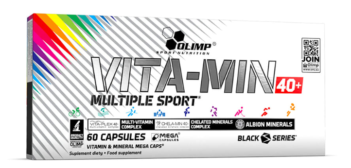 Витаминно-минеральный комплекс Olimp Vita Min Multiple Sport 40+ 60 капсул