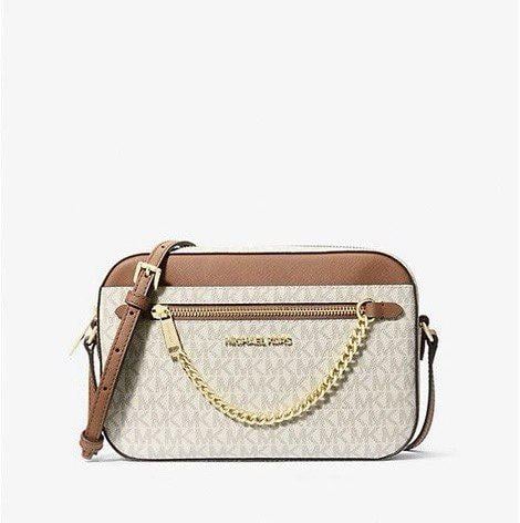 Женская сумка Michael Kors Jet Set Large Logo Crossbody Bag