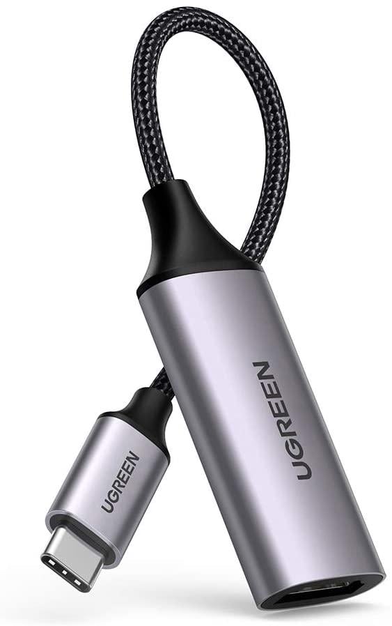 Переходник UGREEN CM297 USB-C to HDMI Thunderbolt 3 Grey (70444)