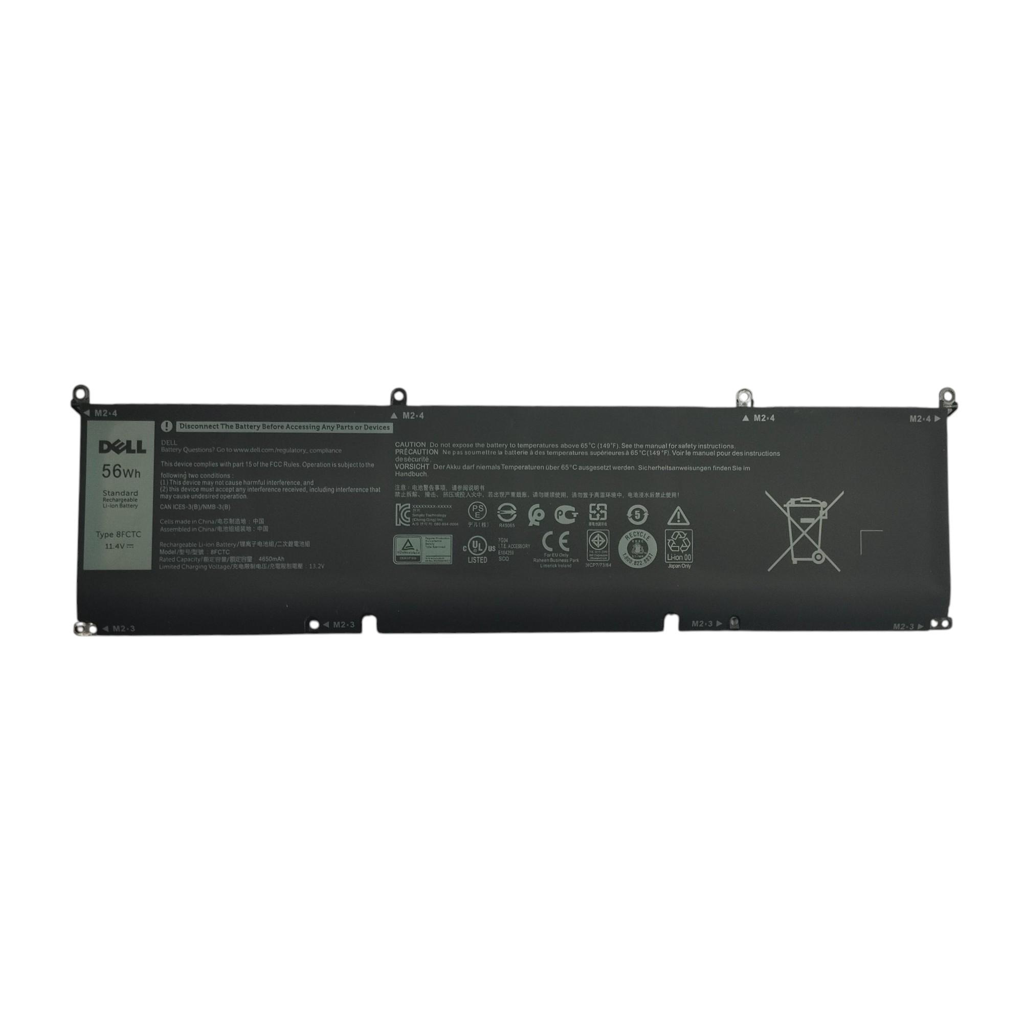 Аккумулятор для ноутбука Dell Alienware m15 R3 8FCTC 11,4V 4650 mAh