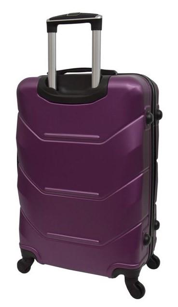 Чемодан пластиковый Bonro 10500406 S на 4 колесах Сиреневый (CEKRBBO406SM4BUZ) - фото 2