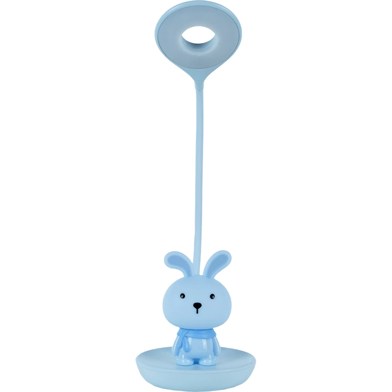 Лампа настольная KITE Bunny LED с аккумулятором Голубой (K24-492-1-3)